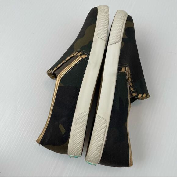 Jack Rogers camo sneakers with gold colored trim size 8 - Picture 7 of 10